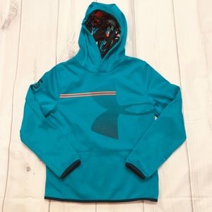 Under Armour Sweatshirt Green Blue and Orange Boys